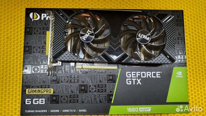 Видеокарта Palit GTX1660 Super 6Gb