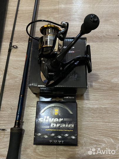 Спиннинг с катушкой