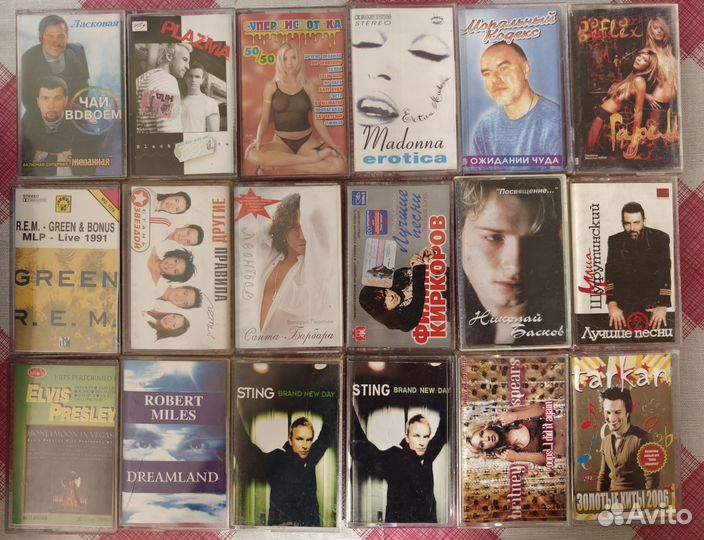 Аудиокассеты с записью читайте список