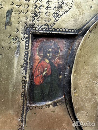 Икона Николай чудотворец ковчег 43х36 см