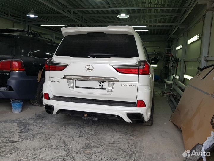 Спойлер верхний Lexus LX 570/450D