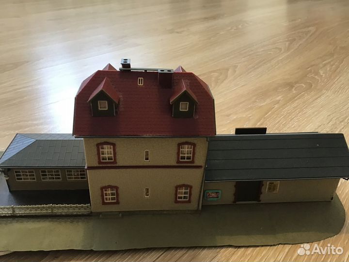 Для макета железная дорога вокзал виадук