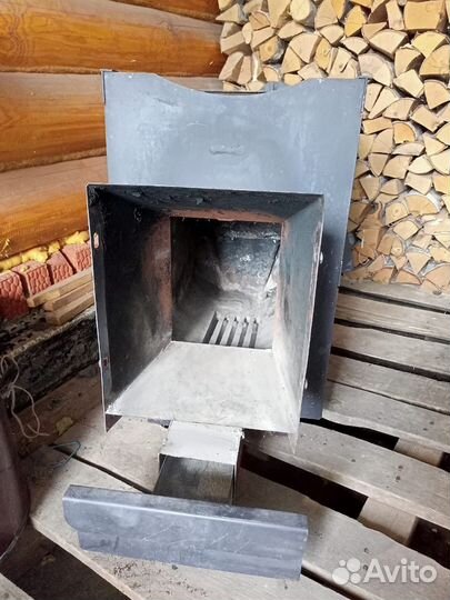 Печь для бани с баком