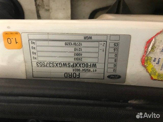 Разбор на запчасти Ford Galaxy