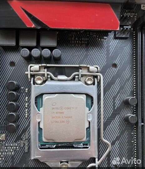 Материнская плата с процессором i7