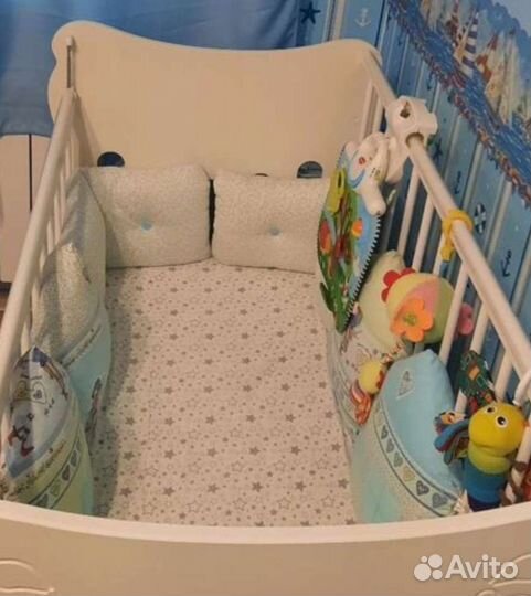 Бортики в детскую кроватку