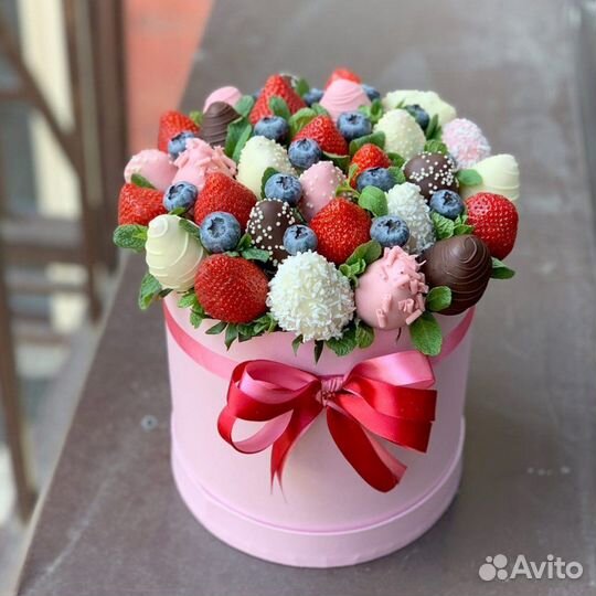 Букет клубники в шоколаде