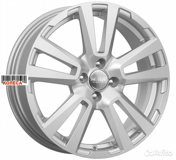 Кик кс874 6.5x17 4x100 ET43 Dia60.1 Silver