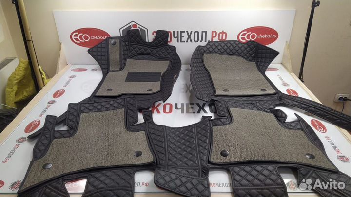 3D Коврики Lexus LX из Экокожи