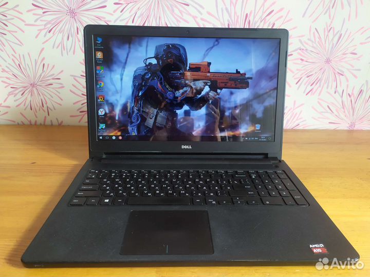 Ноутбук dell P51F A10 8700P 8gb. R6 m345DX 3часа