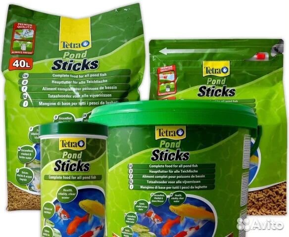 Корма для прудовых рыб и стерляди