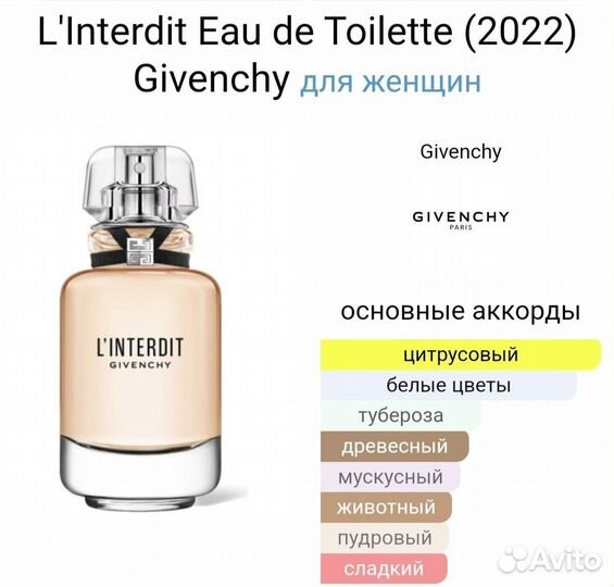 Givenchy linterdit туалетная вода 35