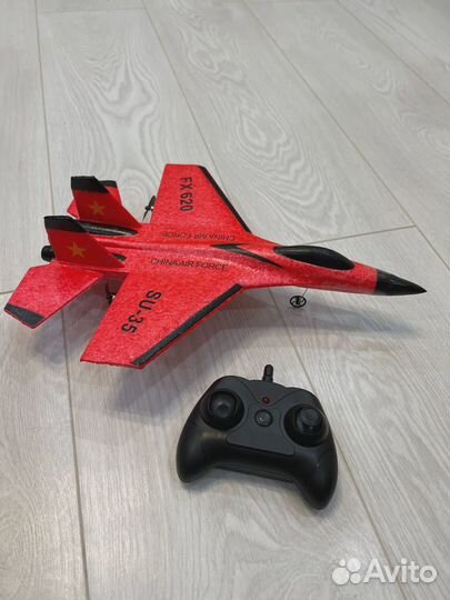Самолет на радиоуправлении Пульт 2шт Аккумулятора