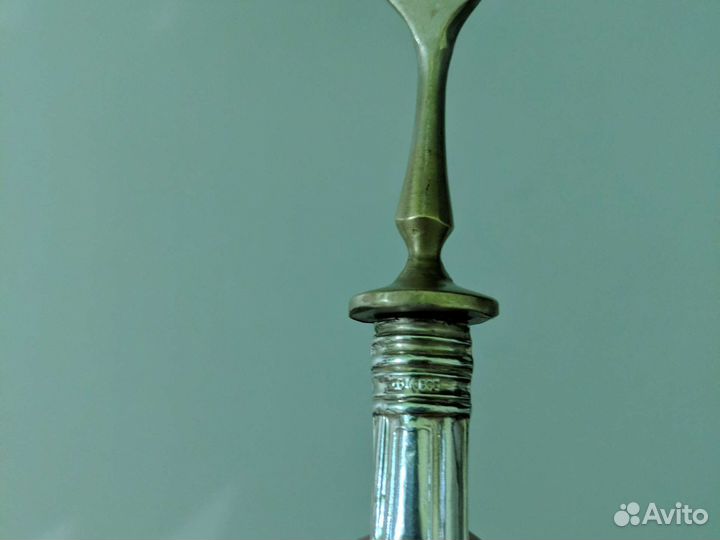 026. Медная лопатка с серебряной ручкой