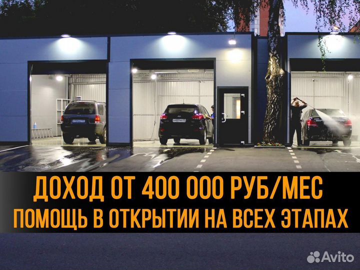 Франшиза автомойки работает круглый год