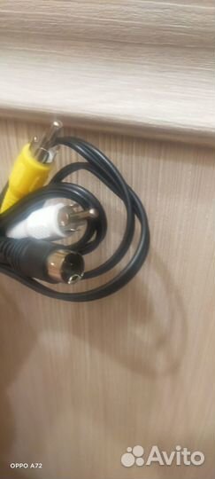Кабель комп.Sega AV 16бит 1 метр 2RCA тюльпаны