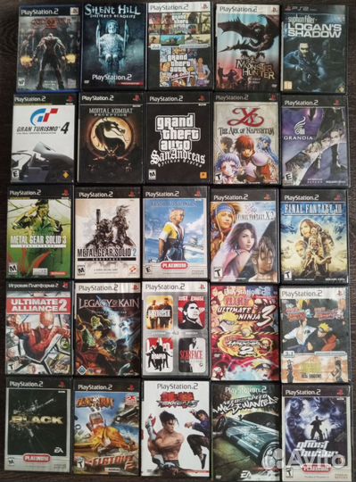 Диски для Playstation 2