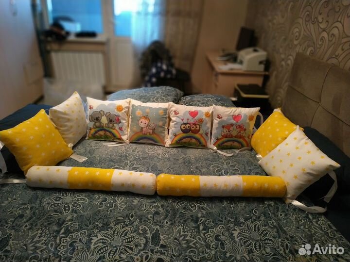 Бортики в детскую кроватку