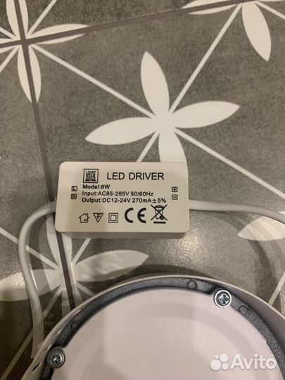 Накладной светодиодный светильник