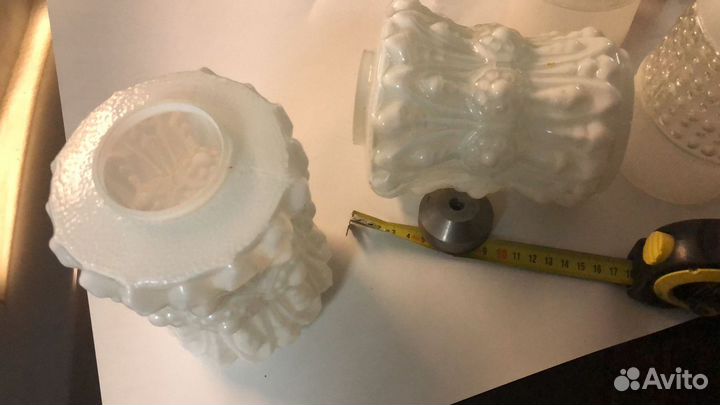 Плафоны и люстра старинная