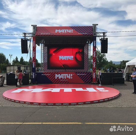 Аренда светодиодного экрана P3-P5 для мероприятий