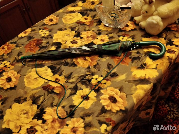 Зонтик- трость женский, молодежный с котятами