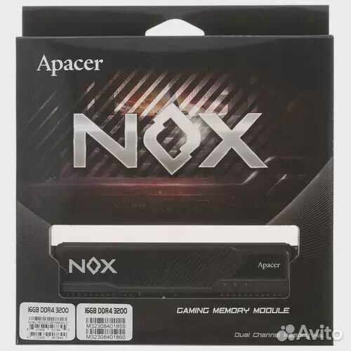 Оперативная память 16 Gb 3200 MHz Apacer NOX RGB B