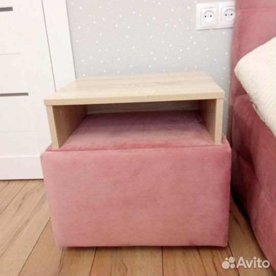 Новая мягкая прикроватная тумба