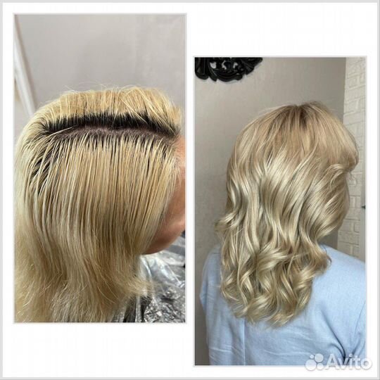 Сложное окрашивание волос air тач колорист