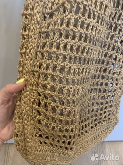 Сумка вязаная из джута