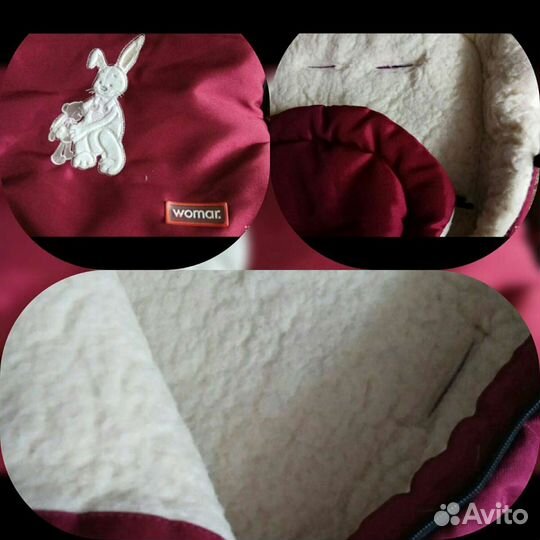 Теплый конверт в коляску и муфта