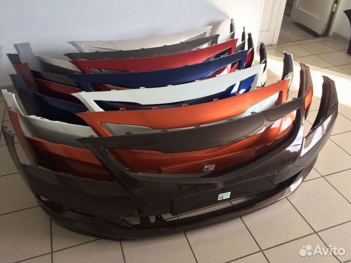 Бампер передний Hyundai Solaris 14-17 год