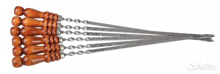 Набор шампуров в чехле + Таганок