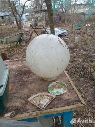 Плафон матовый шаровой СССР
