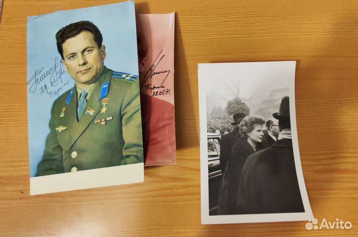 Фотографии с автографами Космонавты СССР С