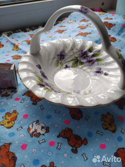 Ваза конфетница-корзинка