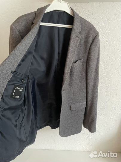 Пиджак мужской серый