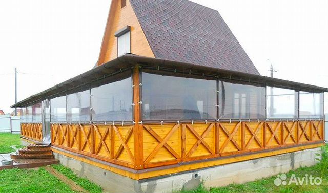 Мягкие окна для террас и беседок