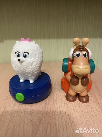 Фигурки макдональдс киндер тайная жизнь домашних