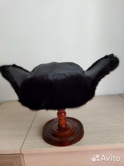 Норковая шапка мужская ушанка р. 58