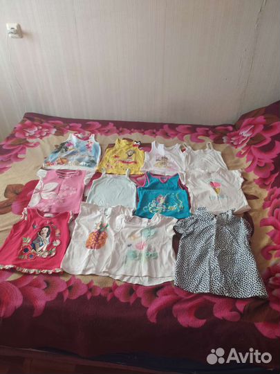 Майка, футболка для девочки пакетом