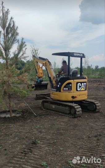 Мини-экскаватор CAT 303C CR, 2017