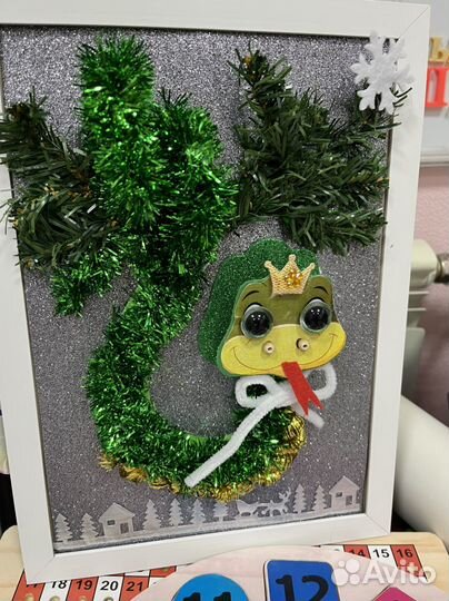 Поделка новогодняя змея