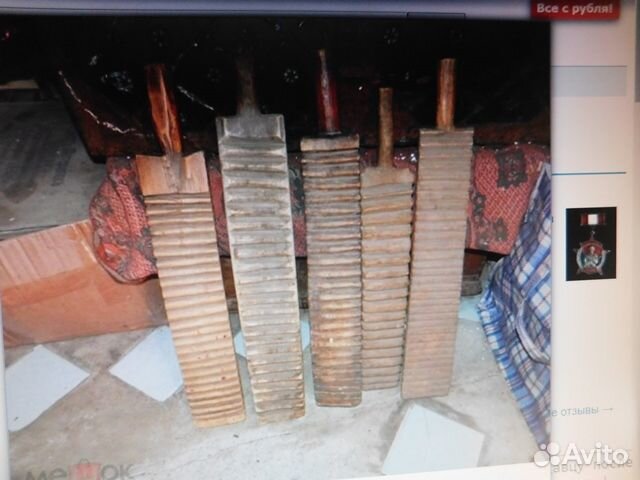 Старинный рубель-рубеля для глажки белья ри