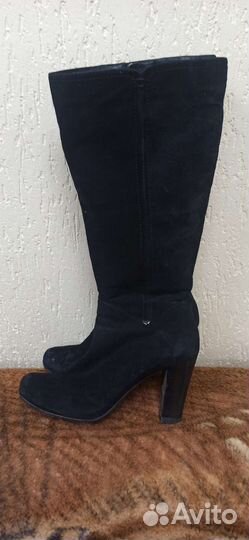 Сапоги натуральная замша и мех 40 размер