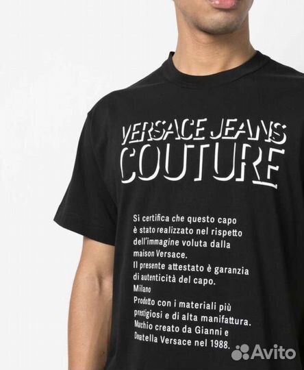 Футболка с лого Versace Jeans Couture, 48,50,54,58