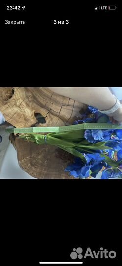 Цветы искуственные Ирисы