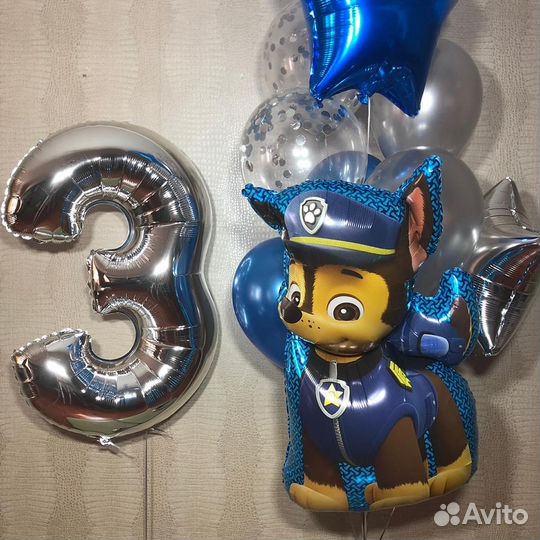 Воздушные шарики с гелием(быстрая доставка)