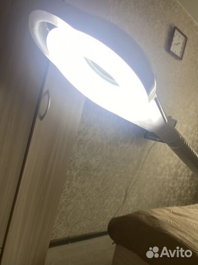 Лампа лупа напольная