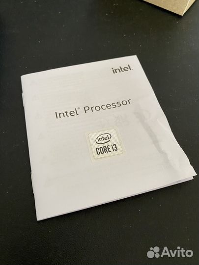 Процессор intel core i3-10105f (LGA 1200) +вент